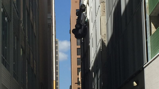 What It's Like To Be In A Car Dangling Off The Ninth Floor Of A Parking Garage
